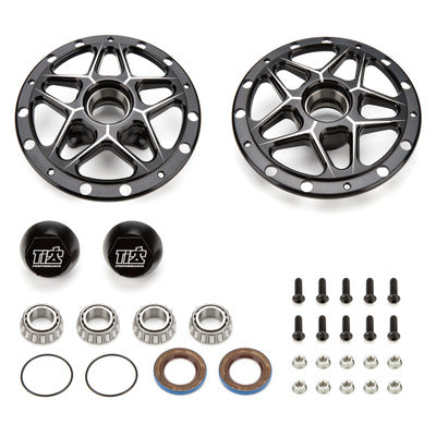 Ti22 front hubs (pair)