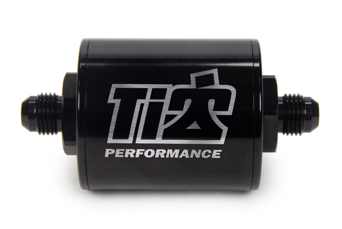 6 AN Fuel Filter Short Style 100 Micron Black – Indy Race Parts